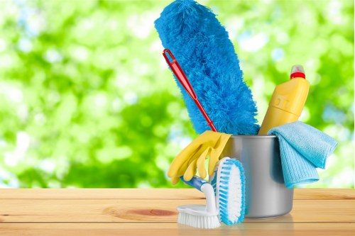Professional house clearance team working in a Brompton residential property