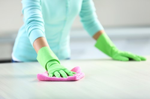 Upholstery cleaning for commercial seating in Brompton