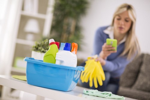 Courtyard patio washing service in Brompton